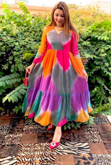 Artsy Colorful Frock