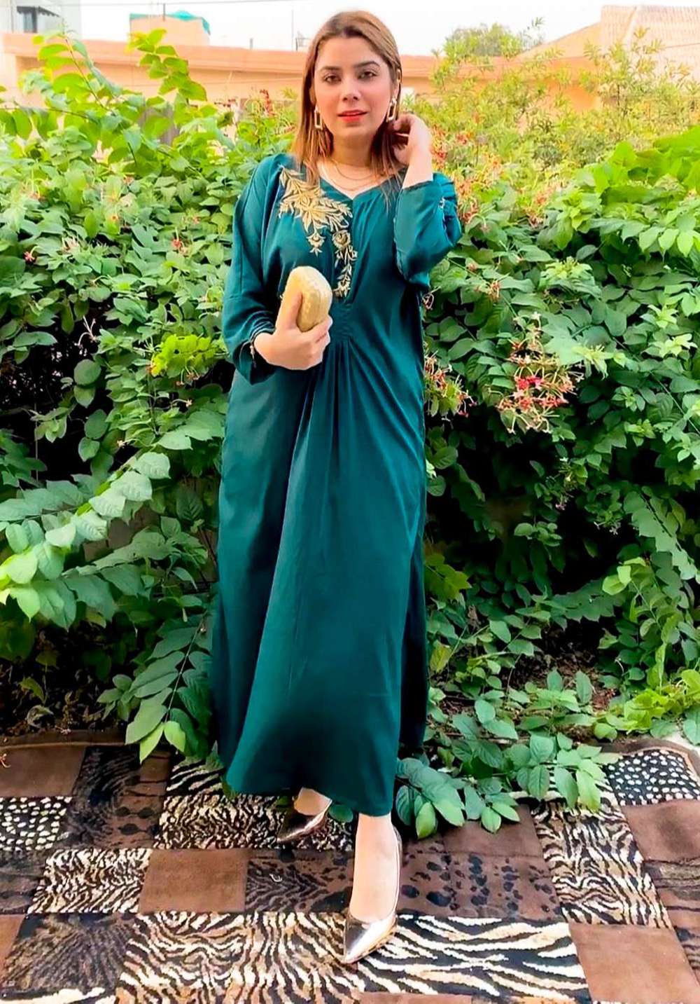 Emerald Green Kaftan