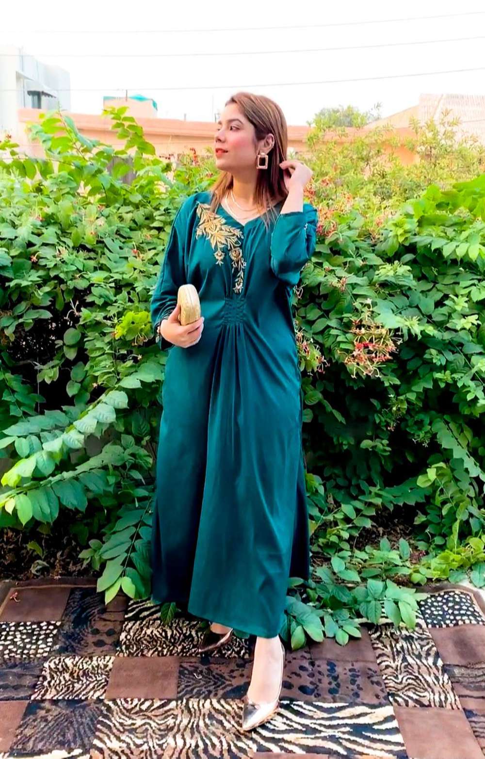 Emerald Green Kaftan