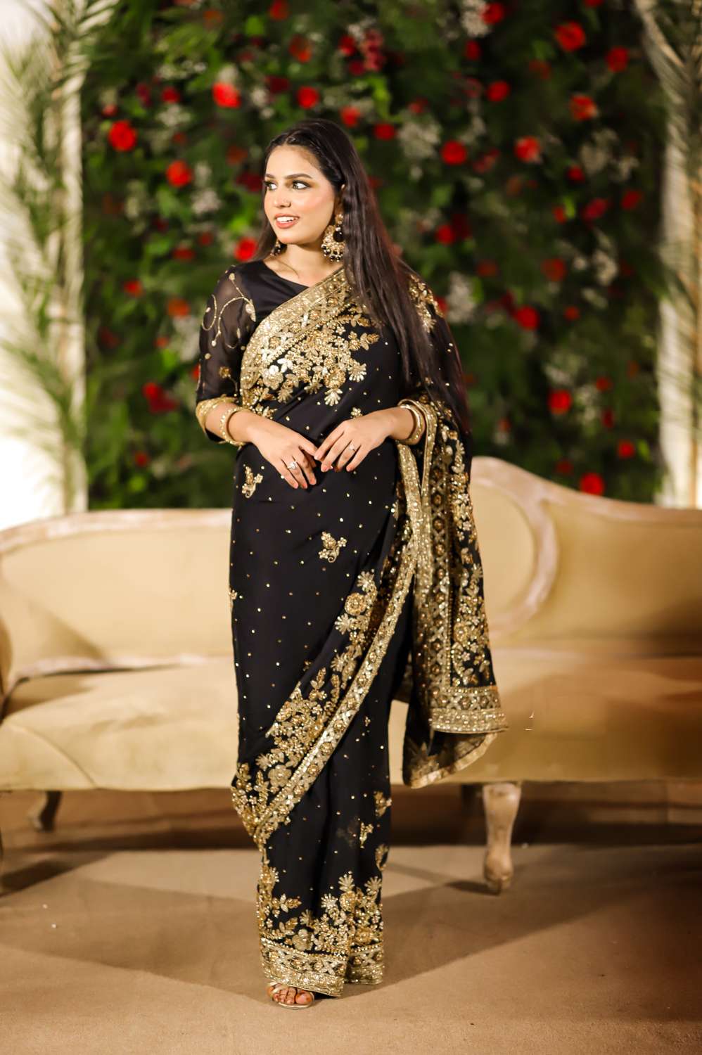 KUNDAN Unstitched (navy blue)