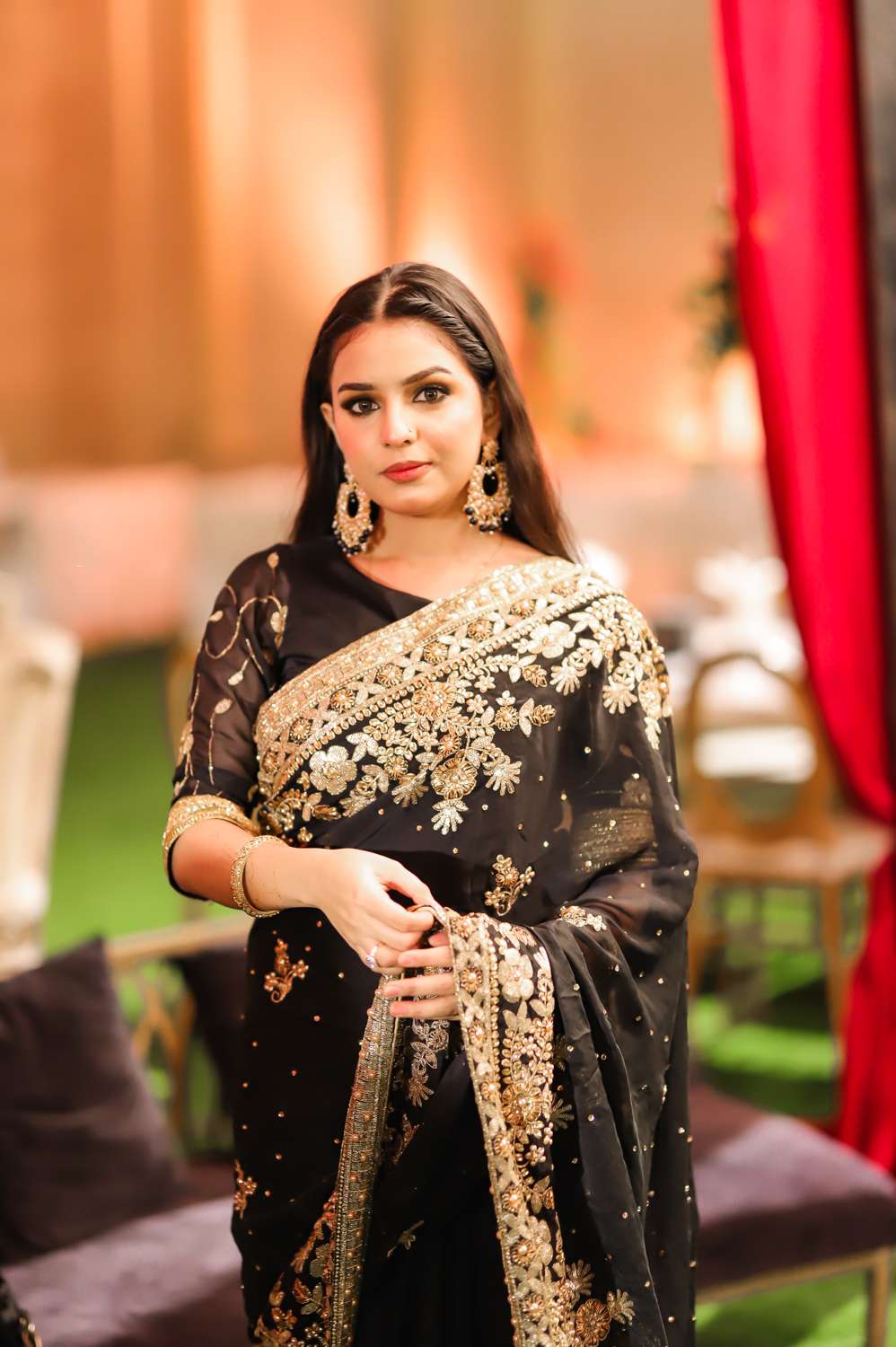 KUNDAN Unstitched (navy blue)