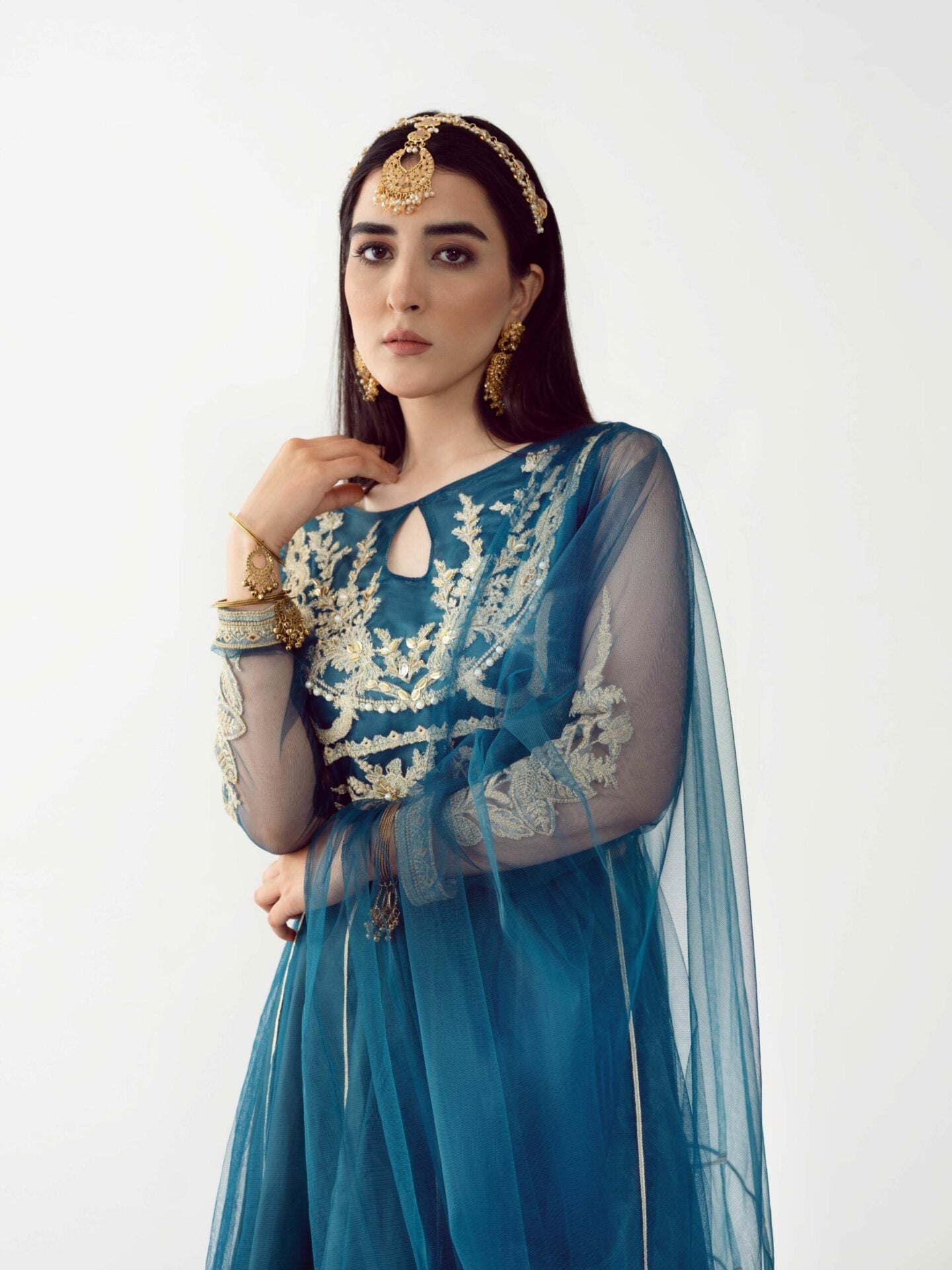 zalyá 2pc ( Frock+Dupatta )