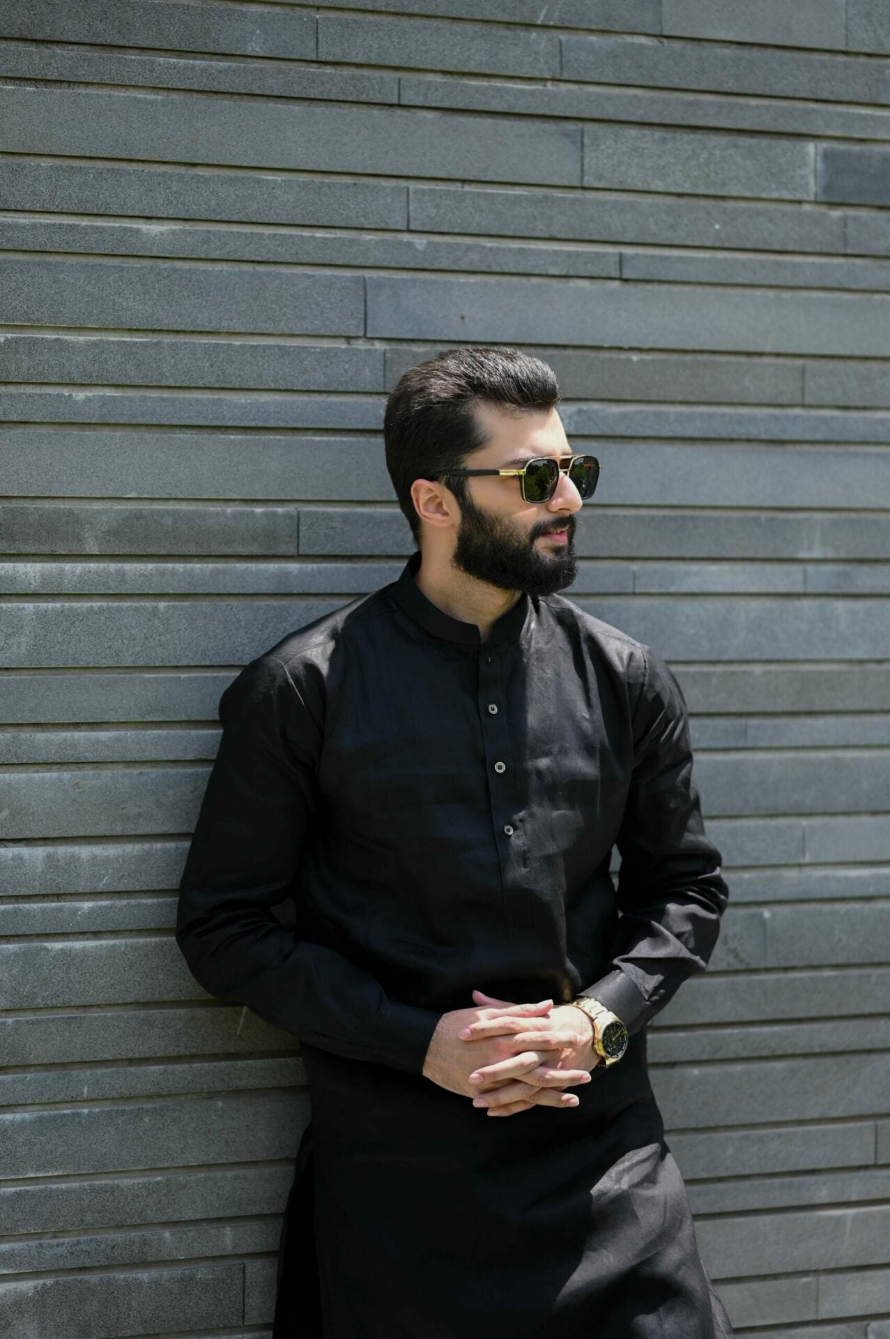 CLASSIC BLACK SHALWAR KAMEEZ