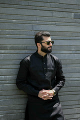 CLASSIC BLACK SHALWAR KAMEEZ