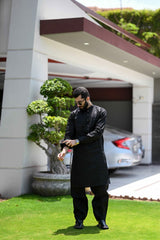 CLASSIC BLACK SHALWAR KAMEEZ