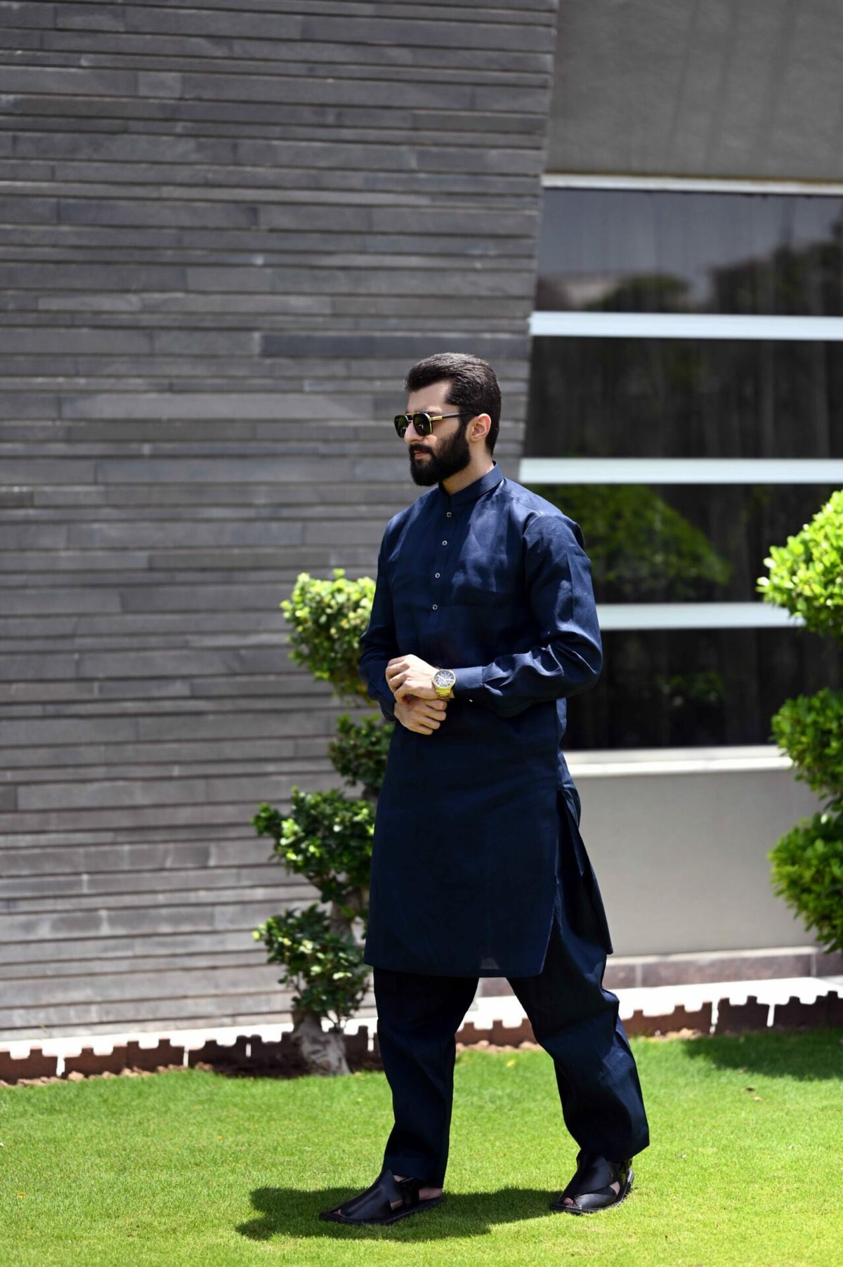 DARK NAVY SHALWAR KAMEEZ