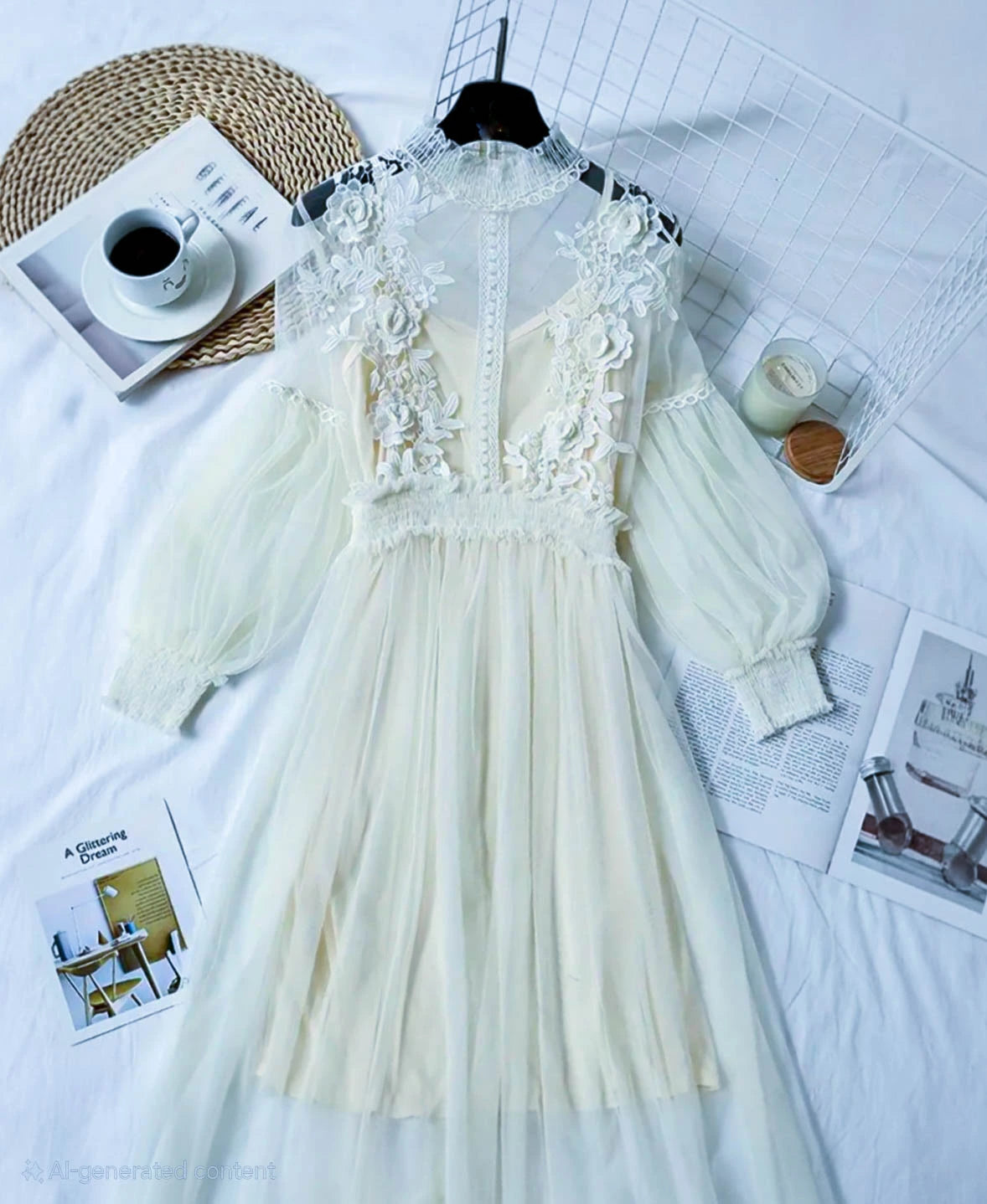 Flary White Frock