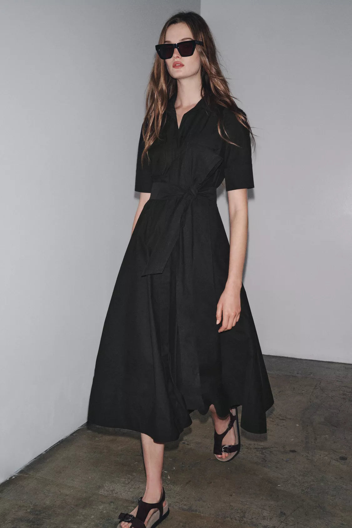Poplin black