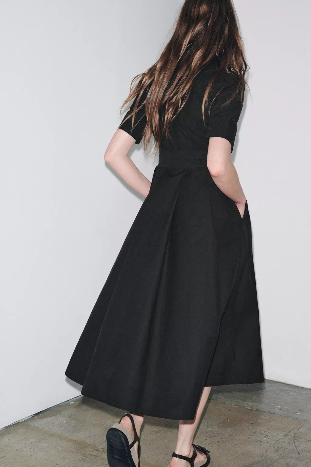 Poplin black